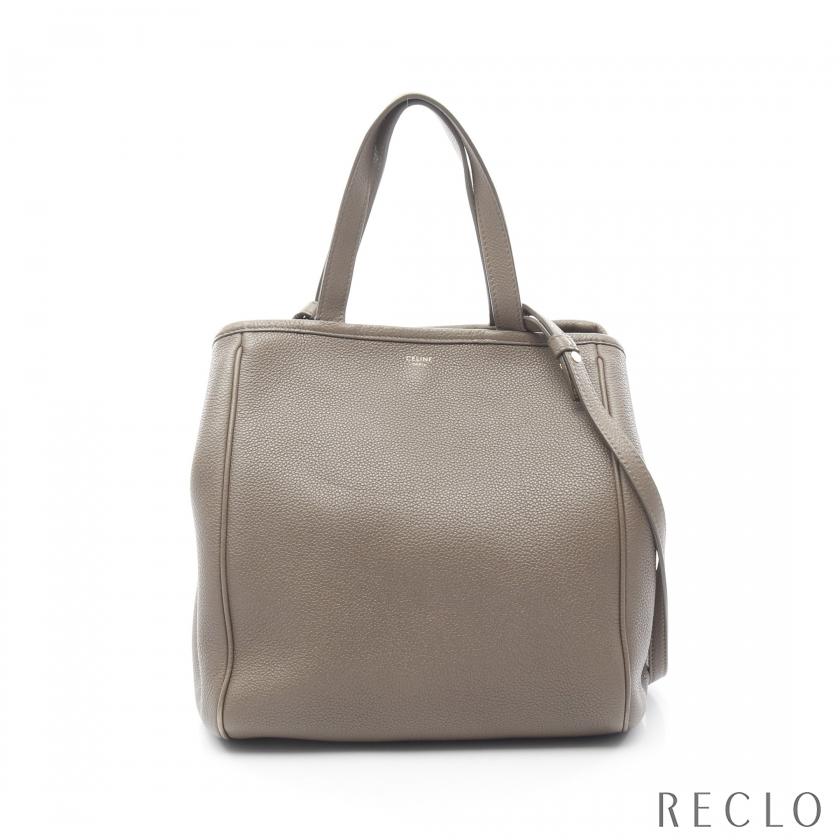 セリーヌ CELINE スモール フォールドカバ トートバッグ バッグ レザー レディース ベージュ系 194073 【中古】 CELINE（セリーヌ） スモール フォールドカバ ハンドバッグ トート