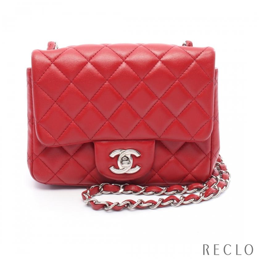 シャネル CHANEL ミニマトラッセ ショルダーバッグ バッグ レザー レディース レッド系 A35200 【中古】 CHANEL（シャネル） ミニマトラッセ チェーンショルダーバッグ レザー