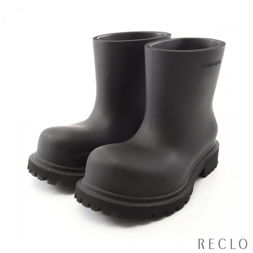 バレンシアガ BALENCIAGA STEROID BOOTS ステロイドブーツ ブーツ 靴 ラバー メンズ ブラック系 770589 【中古】 BALENCIAGA（バレンシアガ） BALENCIAGA STEROID BOOTS ステロイド