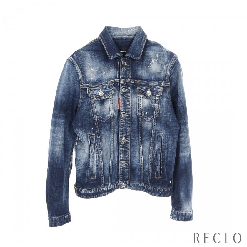 土日限定お値下げ！DSQUARED2 ICON デニムジャケット DSQUARED2 ICON デニムジャケット 44 DSQUARED2 デニムジャケット g
