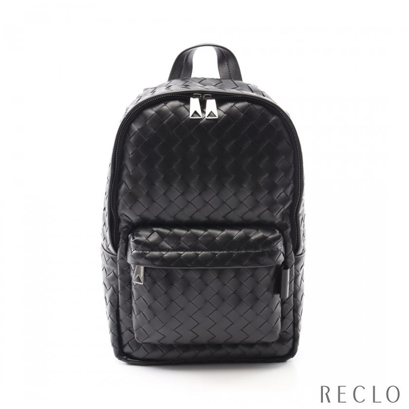 ボッテガヴェネタ BOTTEGA VENETA イントレチャート リュックサック バックパック バッグ レザー メンズ ブラック系 828524V2HL28803 【新品】 BOTTEGA VENETA（ボッテガ・ヴェネタ） イントレチャート バックパック