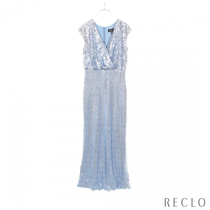 タダシショージ TADASHI SHOJI ドレスワンピース スパンコール ライト