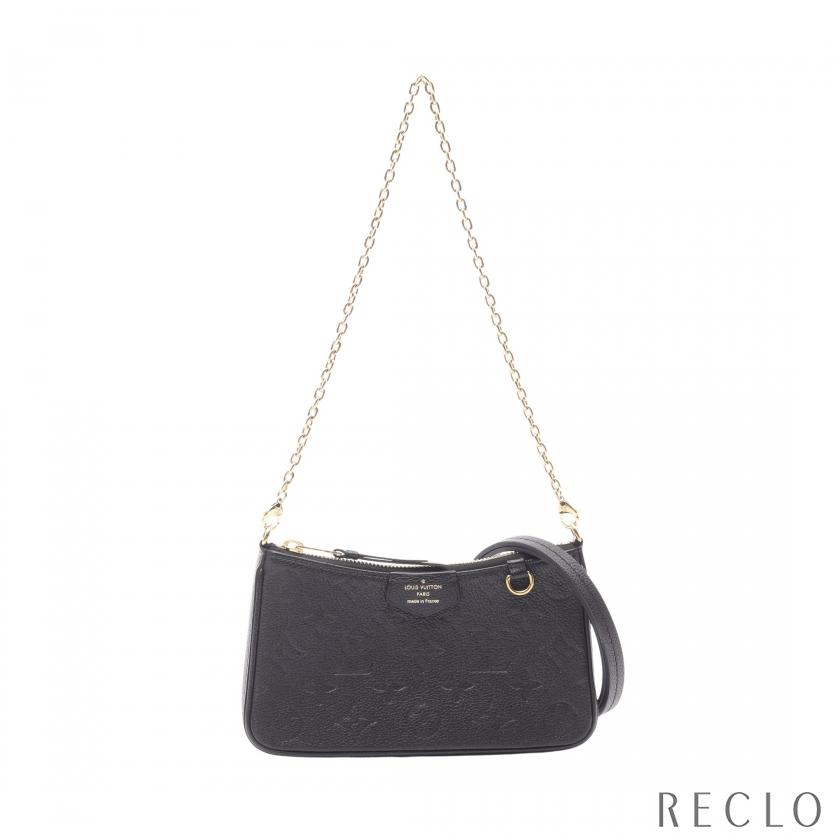 ルイヴィトン ショルダーバッグ イージーポーチ モノグラム アンプラント ノワール 2WAY M80349 LOUIS VUITTON 美品 【中古】 LOUIS VUITTON（ルイ・ヴィトン） イージーポーチ モノグラムアン