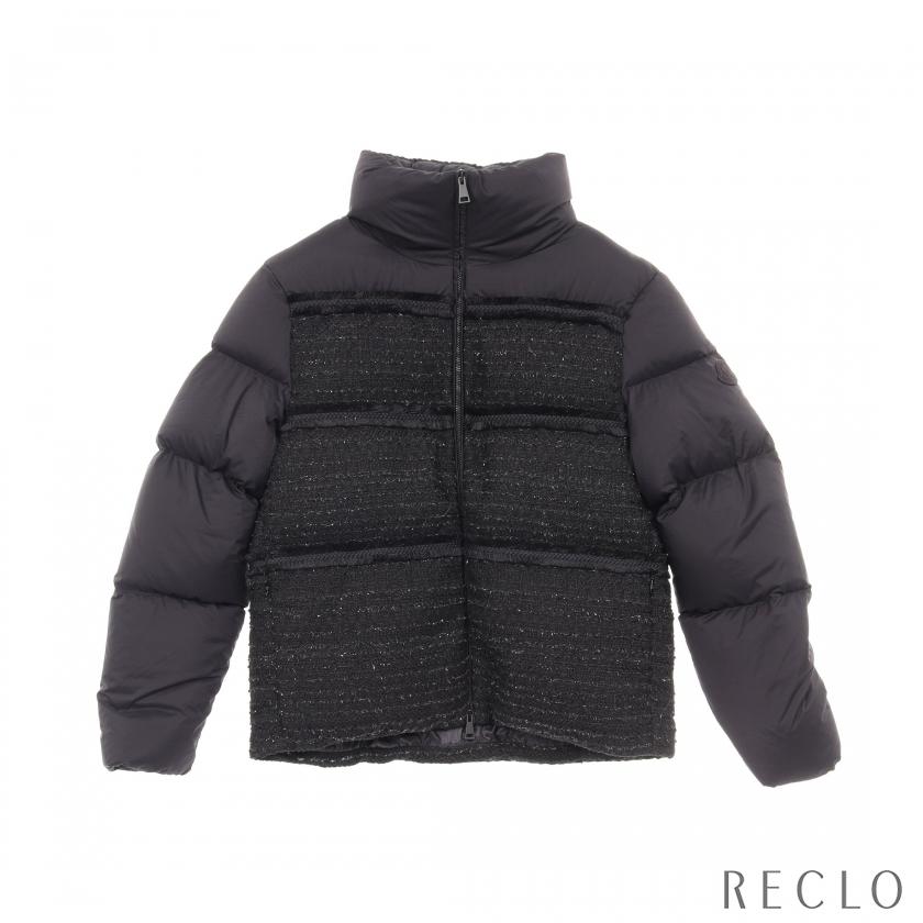 爆買 モンクレール MONCLER AUCUN ダウンジャケット ナイロン ツイード