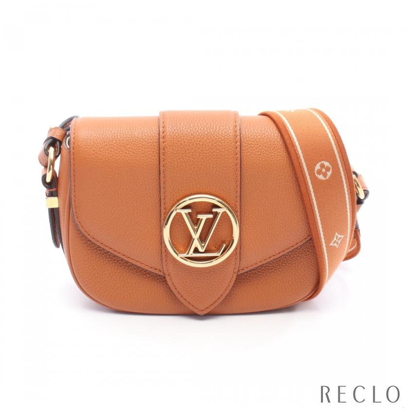 ルイ・ヴィトン LOUIS VUITTON LV PONT 9 ポンヌフ ソフトPM ショルダーバッグ バッグ レザー カーフ レディース ブラウン系 M58729 【中古】 LOUIS VUITTON（ルイ・ヴィトン） LOUIS VUITTON LV PONT 9 LVポンヌフ