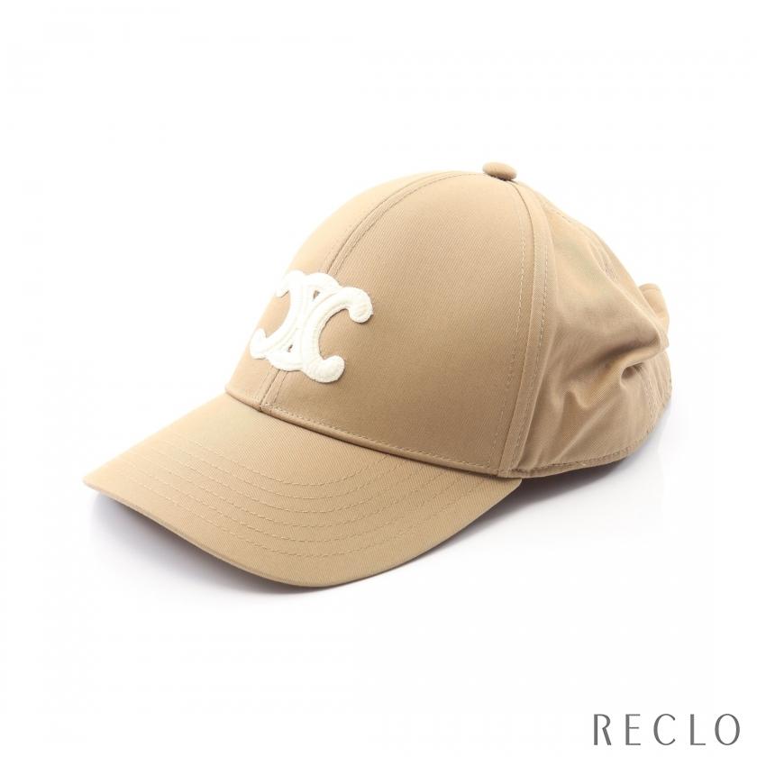 CELINE（セリーヌ） トリオンフ ベースボールキャップ 帽子 キャンバス