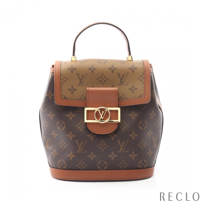 ルイ・ヴィトン LOUIS VUITTON ドーフィーヌ バックパック リュックサック バックパック バッグ PVCコーティングキャンバス レザー モノグラム・リバース レディース ブラウン系 M45142 【中古】 LOUIS VUITTON（ルイ・ヴィトン） ドーフィーヌ バックパック