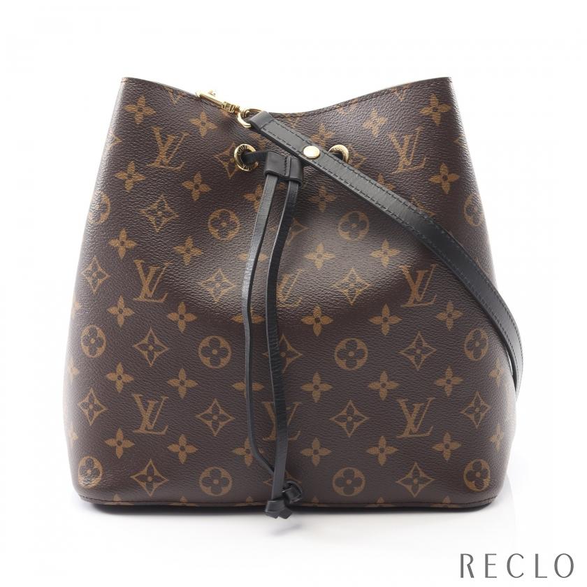 ルイ・ヴィトン LOUIS VUITTON ネオノエ モノグラム ノワール ショルダーバッグ バッグ PVCコーティングキャンバス レザー レディース ブラウン系 / ブラック系 M44020 【中古】 LOUIS VUITTON（ルイ・ヴィトン） ネオノエ モノグラム ノワール