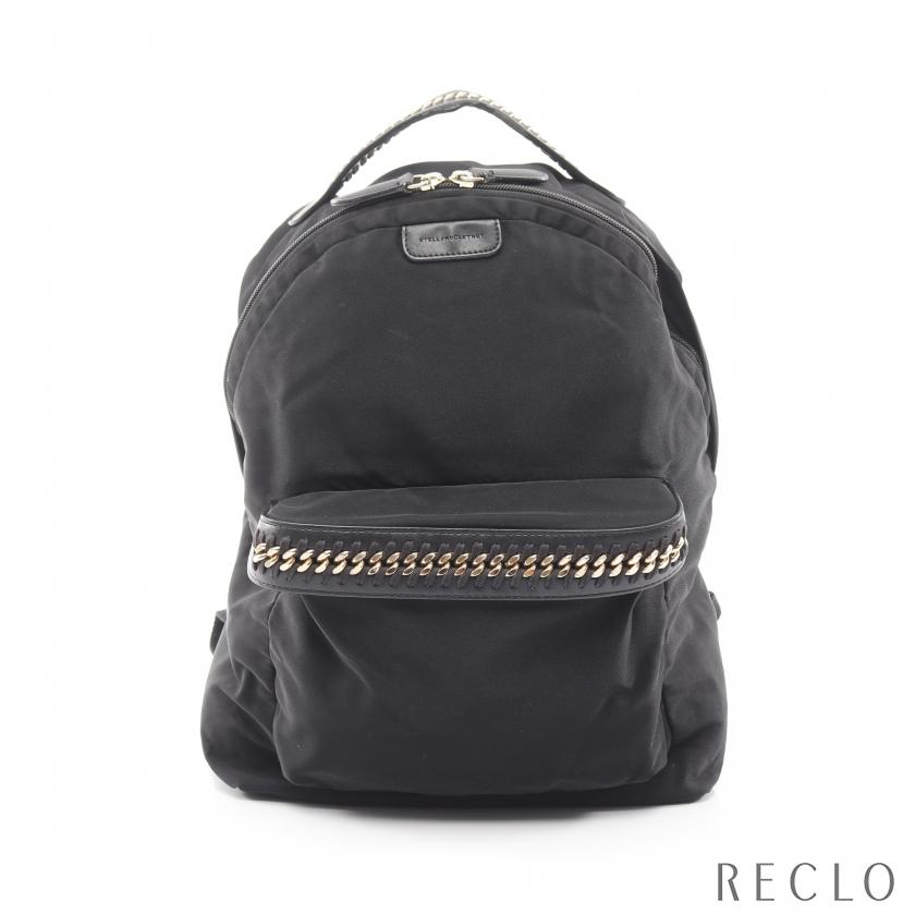 ステラマッカートニー Stella McCartney FALABELLA ファラベラ リュックサック バックパック バッグ ナイロン フェイクレザー レディース ブラック系 581249 【中古】 Stella McCartney（ステラ・マッカートニー） Stella McCartney