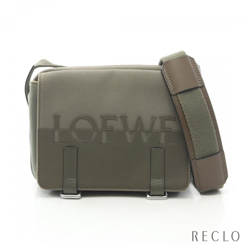 LOEWE（ロエベ） LOEWE MILITARY MESSENGER SIGNAT ミリタリー