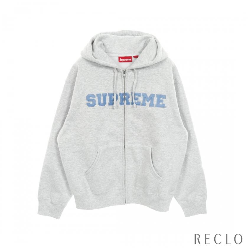 爆買 シュプリーム Supreme Collegiate Applique ZIP UP Hooded