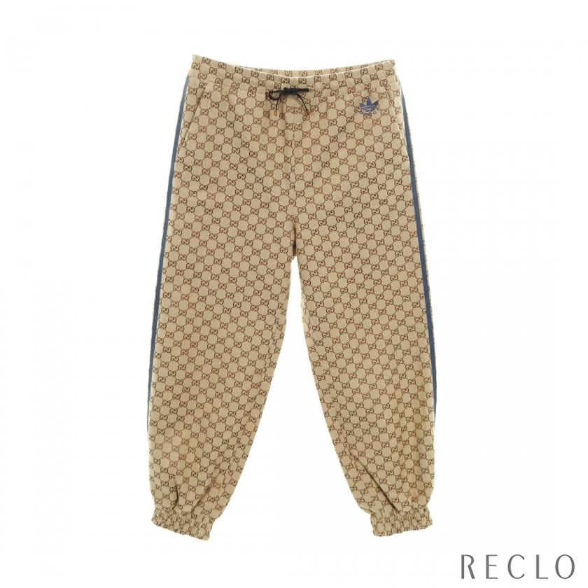 GUCCI 23SS ×adidas モヘヤニット サイドラインイージーパンツ GUCCI（グッチ） GUCCI GUCCI × adidas スリーライン GGキャンバス