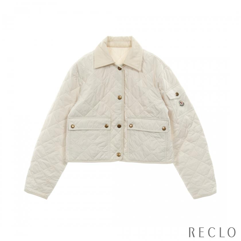 MONCLER ホワイト キルティングジャケット MONCLER（モンクレール） 爆買 MONCLER CHITRE キルティングジャケット