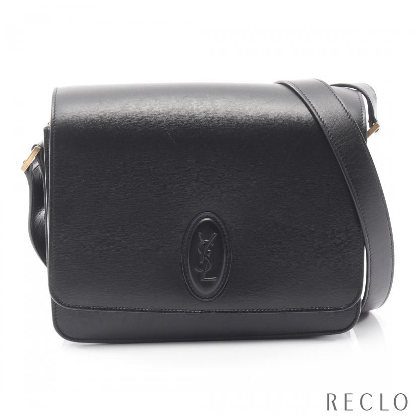 サンローランパリ SAINT LAURENT PARIS LE61 サッチェル ショルダーバッグ バッグ レザー レディース ブラック系 【中古】 サンローランパリ SAINT LAURENT PARIS LE61 サッチェル ショルダー