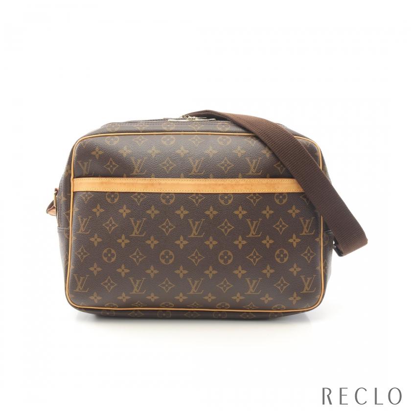 ルイ・ヴィトン LOUIS VUITTON リポーターGM ショルダーバッグ バッグ PVCコーティングキャンバス レザー モノグラム レディース ブラウン系 M45252 【中古】 LOUIS VUITTON（ルイ・ヴィトン） リポーターGM モノグラム ショルダー
