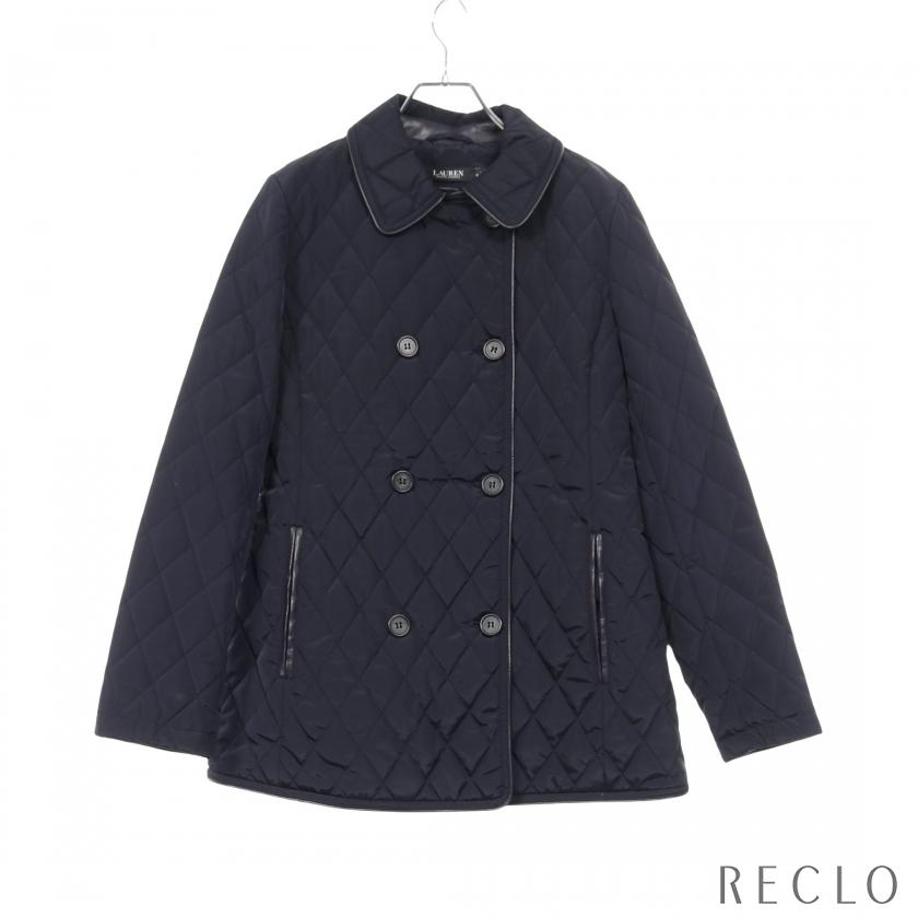 ラルフローレンキルティングコート110 ネイビー ローレンラルフローレン LAUREN RALPH キルティング ステンカラー