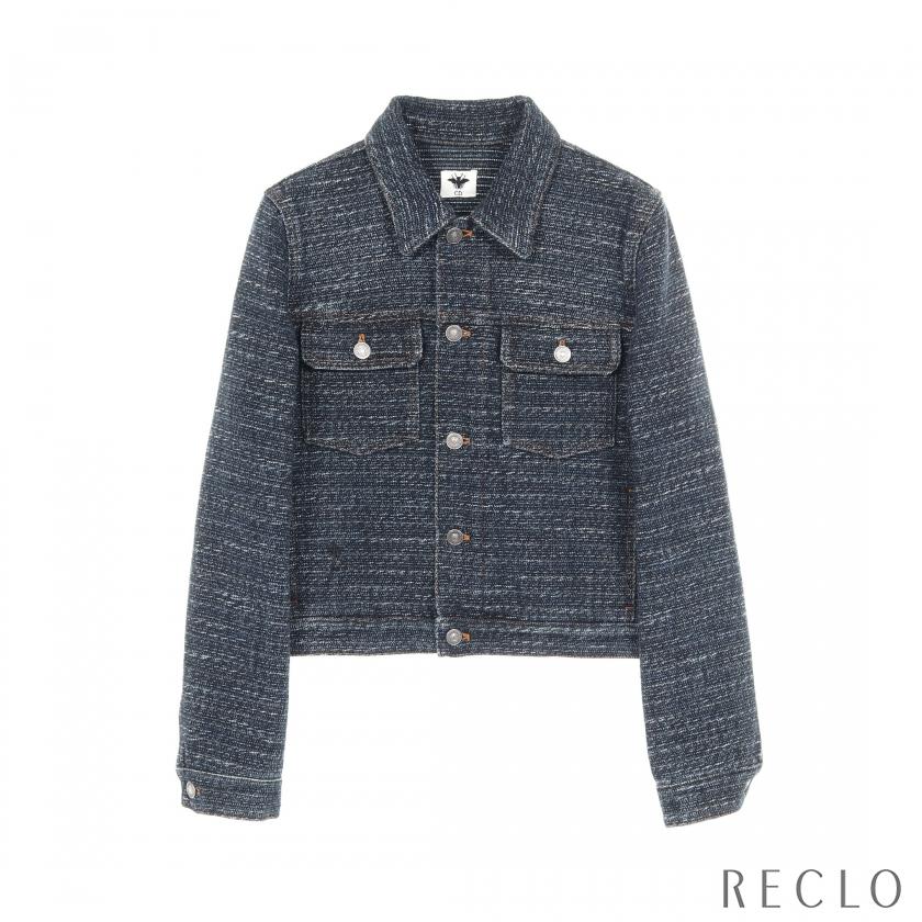 ディオール Dior BEE刺繍 衣料品 アウター コットン レディース ネイビー系 222V11A3514 【中古】 Christian Dior（クリスチャン・ディオール） Christian Dior BEE刺繍