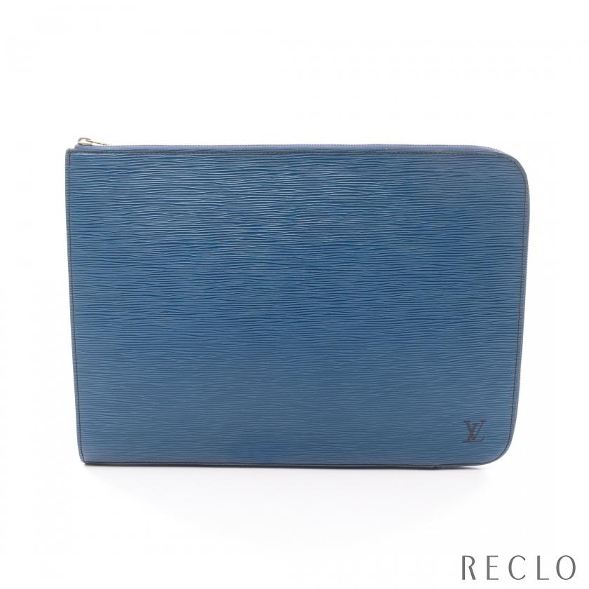 ルイ・ヴィトン LOUIS VUITTON ポッシュドキュマン エピ セカンドバッグ クラッチバッグ バッグ レザー メンズ ブルー系 M54495 【中古】 LOUIS VUITTON（ルイ・ヴィトン） ポッシュドキュマン エピ クラッチ