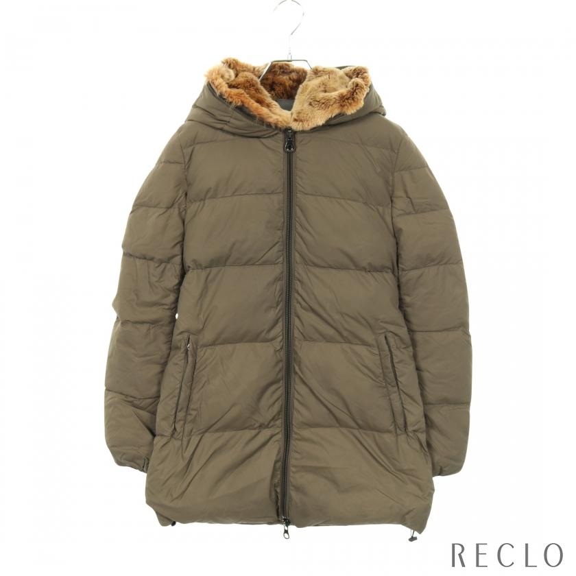DUVETICA ARWEN カーキ ダウンジャケット 42 DUVETICA（デュベティカ） 爆買 DUVETICA ARWEN ダウンコート カーキ