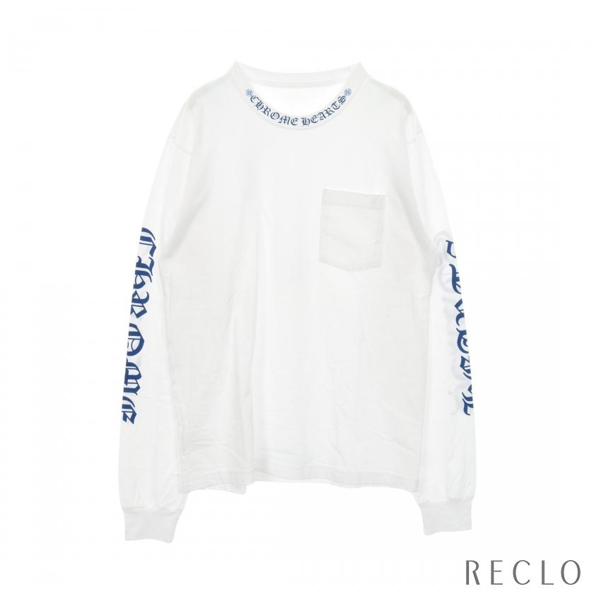 CHROME HEARTS（クロムハーツ） ネックロゴ Tシャツ クルーネック 長袖