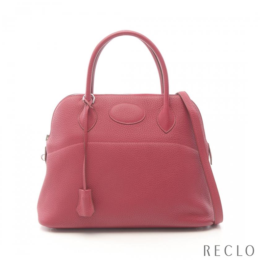 エルメス HERMES ボリード31 ルビー ハンドバッグ バッグ トリヨンクレマンス トリヨンクレマンス レディース ボルドー系 【中古】 HERMES（エルメス） ボリード31 ルビー ハンドバッグ トリヨン