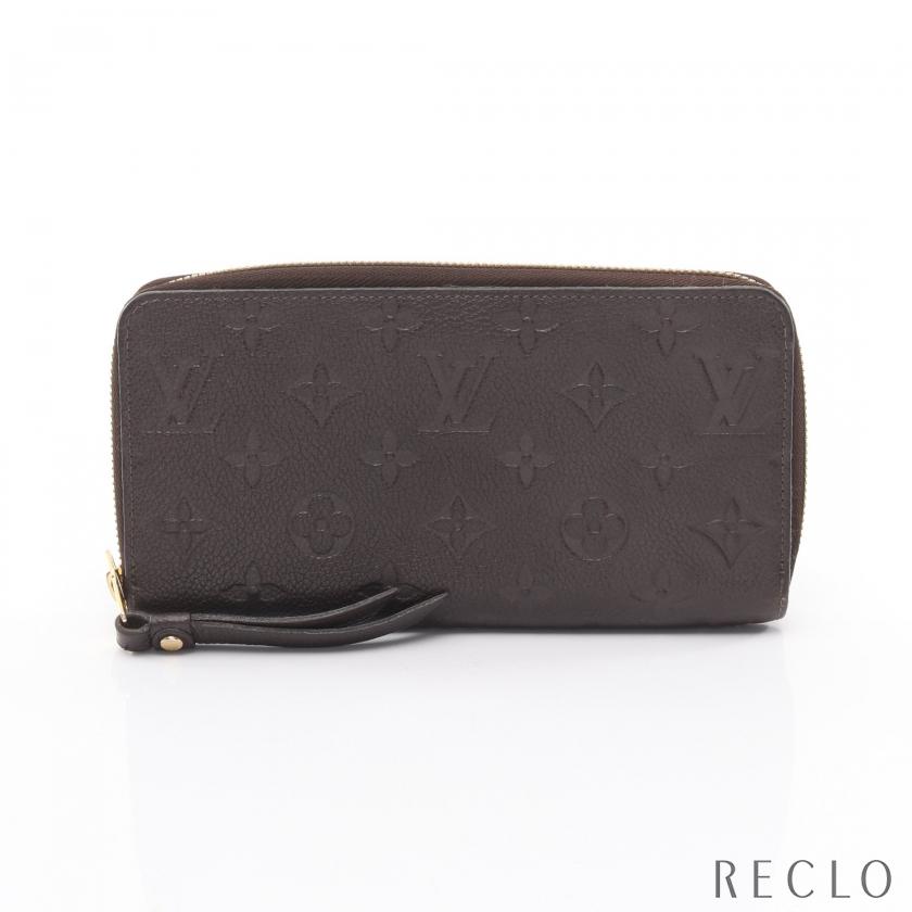 ルイ・ヴィトン LOUIS VUITTON ジッピーウォレット モノグラムアンプラント テール ラウンド長財布 財布 レザー レディース ブラウン系 M60548 【中古】 LOUIS VUITTON（ルイ・ヴィトン） ジッピーウォレット モノグラムアン