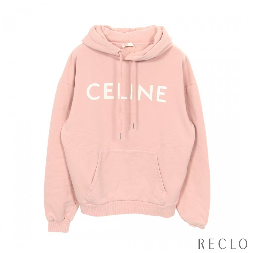 CELINE（セリーヌ） プルオーバーパーカー ロゴプリント コットン