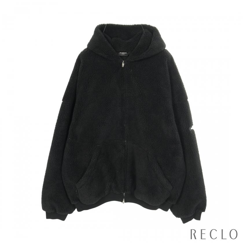 BALENCIAGA（バレンシアガ） ボア フリース ジャケット ブラック