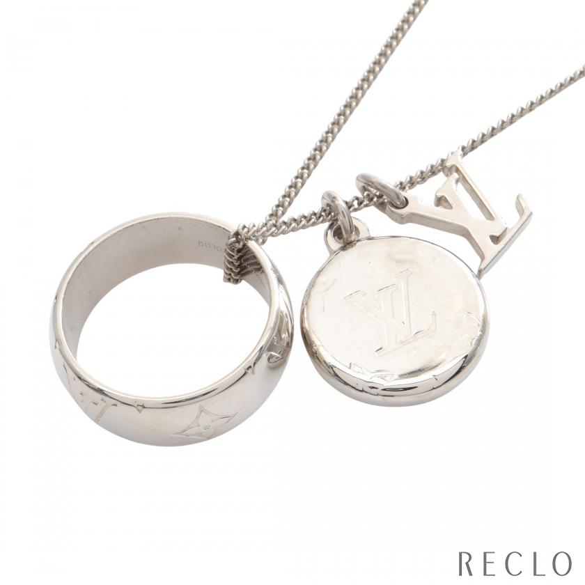 louis vuittonルイヴィトン モノグラム リング　ネックレス　19号 LOUIS VUITTON（ルイ・ヴィトン） リングネックレス モノグラム