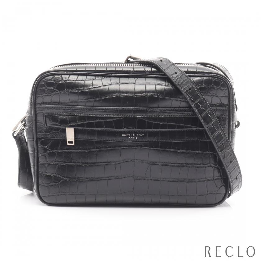 サンローランパリ SAINT LAURENT PARIS カメラバッグ キャンプ ショルダーバッグ バッグ レザー レディース ブラック系 644276 【中古】 サンローランパリ SAINT LAURENT PARIS カメラバッグ キャンプ