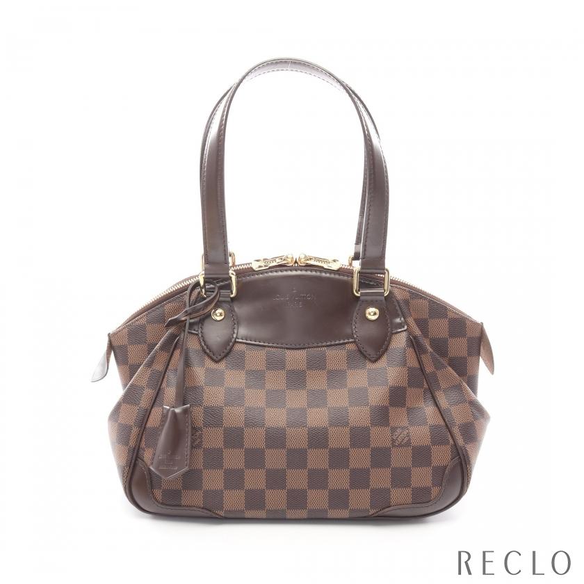ルイ・ヴィトン LOUIS VUITTON ヴェローナPM ダミエエベヌ ショルダーバッグ バッグ PVCコーティングキャンバス レザー レディース ブラウン系 N41117 【中古】 LOUIS VUITTON（ルイ・ヴィトン） ヴェローナPM ダミエエベヌ