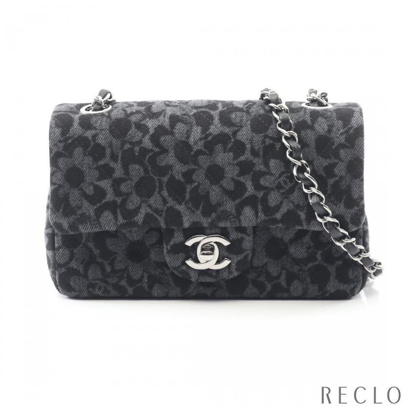 シャネル CHANEL ミニマトラッセ20 ショルダーバッグ バッグ デニム レディース グレー系 / ブラック系 【中古】 CHANEL（シャネル） ミニマトラッセ20 チェーンショルダーバッグ