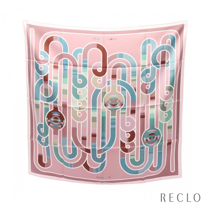 HERMES（エルメス） カレ90 Melodie chromatique スカーフ シルク