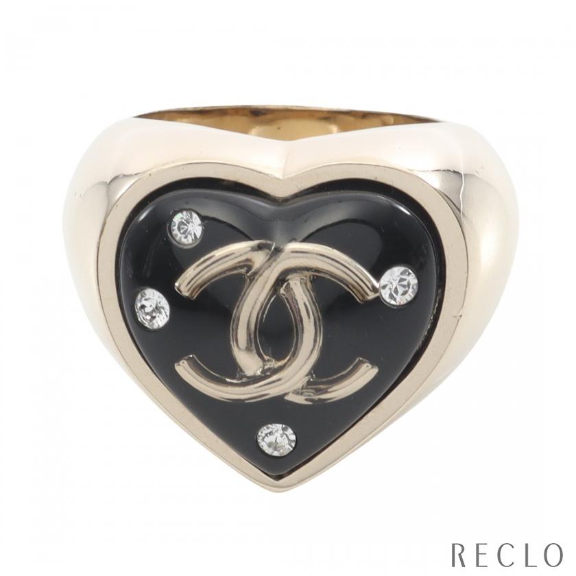 CHANEL シャネル　リング　ヴィンテージ　ハート シャネル リング ココマーク ハート メタル B22P CHANEL アクセサリー