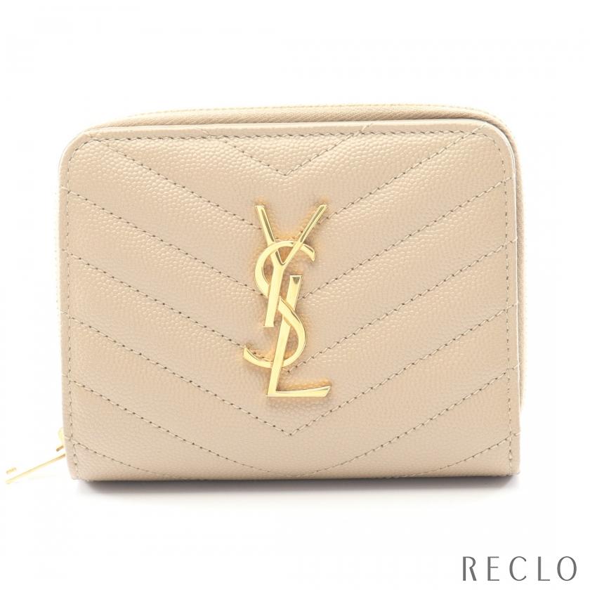 サンローランパリ SAINT LAURENT PARIS モノグラム 二つ折り財布
