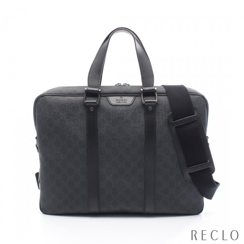 GUCCI（グッチ） GUCCI GGスプリーム ビジネスバッグ PVC レザー