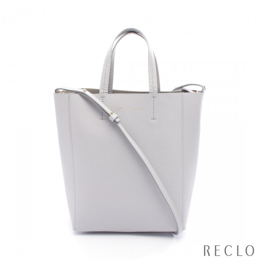 ⭐️ 新型 美品 セリーヌ バーティカル カバ スモール トートバッグ グレー CELINE（セリーヌ） バーティカルカバ スモール トートバッグ