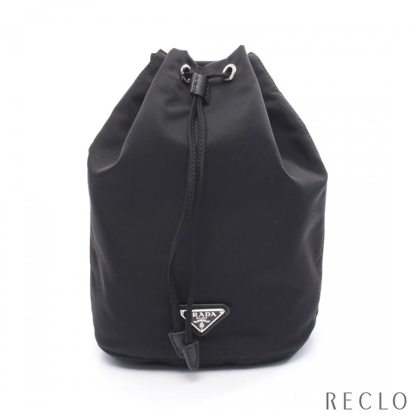 PRADA（プラダ） ポーチ ナイロン ブラック 巾着 1NA369 レディース