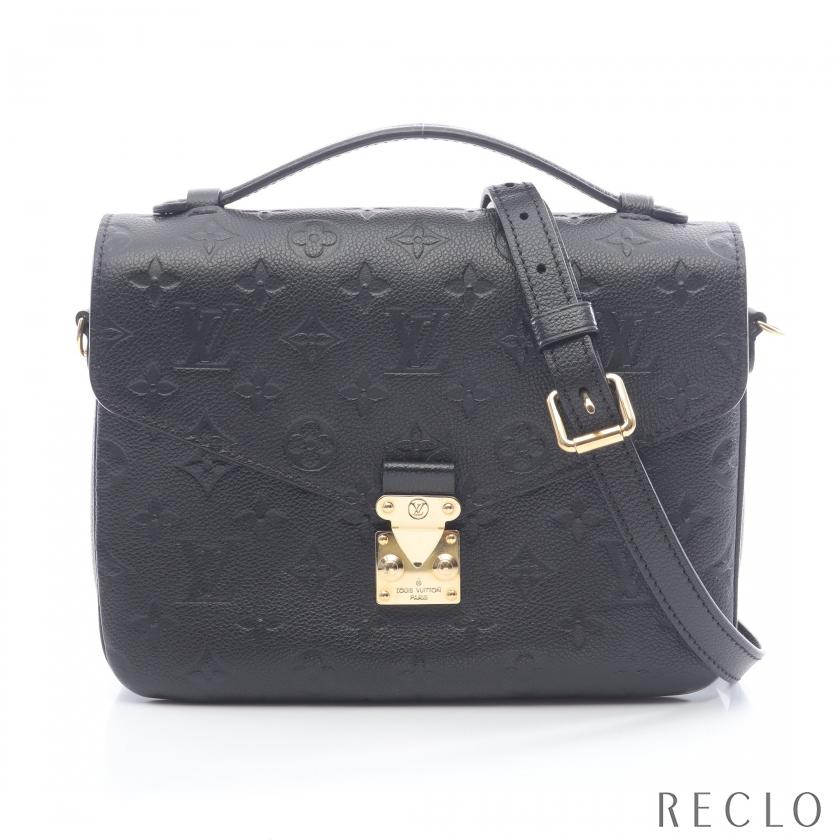 （未使用　展示品）ルイ ヴィトン LOUIS VUITTON ポシェット メティス MM 2way ショルダー ハンドバッグ 斜め掛け モノグラムアンプラント レザー ノワール ブラック ゴールド金具 M41487 LOUIS VUITTON（ルイ・ヴィトン） ポシェット メティスMM モノグラム