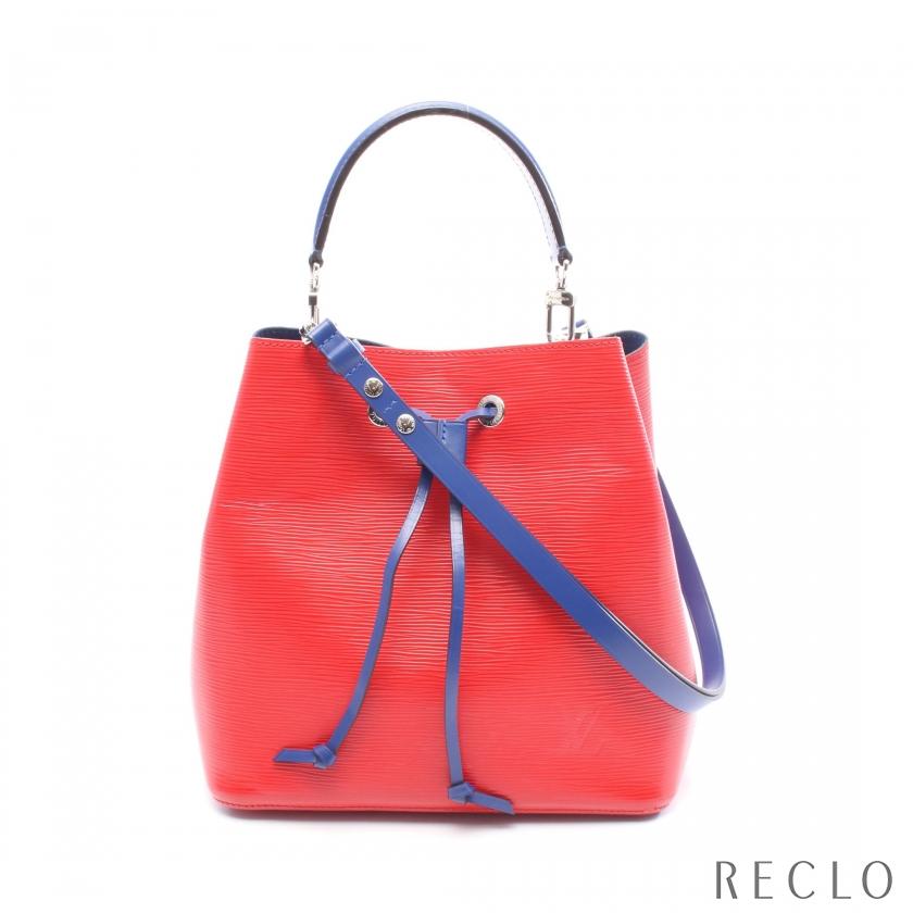 ルイ・ヴィトン LOUIS VUITTON ネオノエ エピ コクリコ ハンドバッグ バッグ レザー レディース レッド系 / ブルー系 M54365 【中古】 LOUIS VUITTON（ルイ・ヴィトン） ネオノエ エピ コクリコ