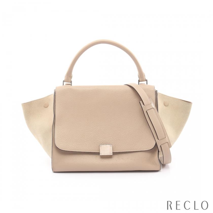 CELINE（セリーヌ） トラペーズ ミディアム ハンドバッグ レザー
