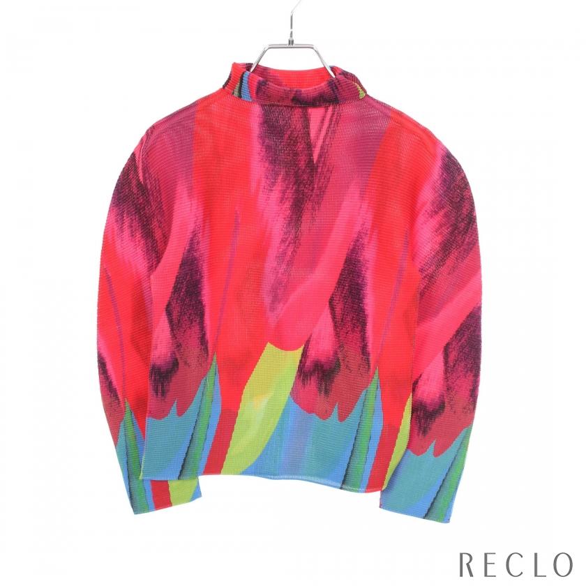 ミーイッセイミヤケ me ISSEY MIYAKE プリーツ カットソー マルチ