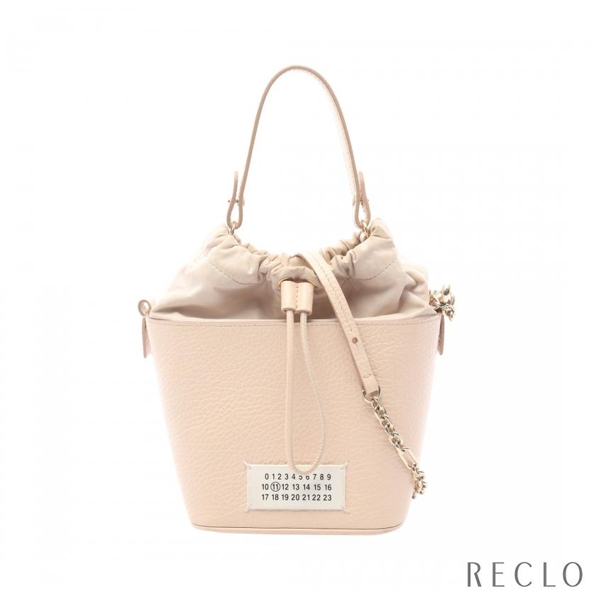 メゾンマルジェラ 5AC バケットバッグ ベージュ メゾンマルジェラ11 Maison Margiela 11 5AC バケットバッグ