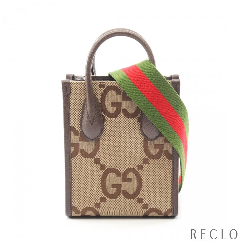 GUCCI（グッチ） ジャンボGG ハンドバッグ トートバッグ キャンバス