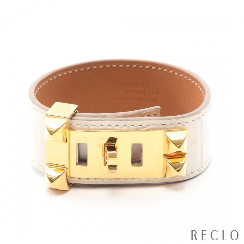 HERMES（エルメス） コリエドシアン24 バングル アリゲーターマット