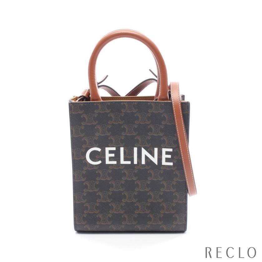 CELINE（セリーヌ） ミニ バーティカルカバ トリオンフ ハンドバッグ
