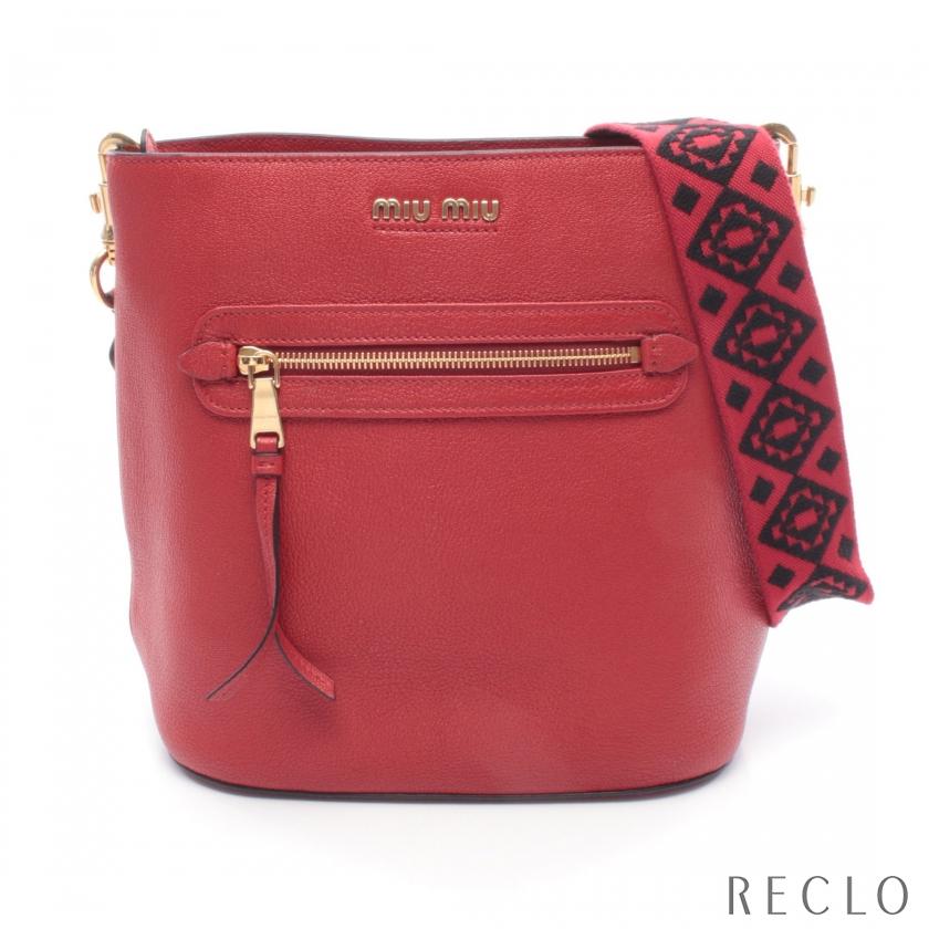 miu miu（ミュウミュウ） miu miu MADRAS マドラス ショルダーバッグ