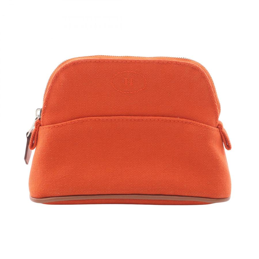 HERMES カバン　ハンドバッグ ポーチ　オレンジ レッド HERMES（エルメス） ボリードポーチ15 ミニミニ オランジュ フー
