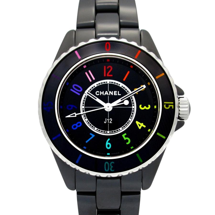シャネル CHANEL J12 エレクトロ 腕時計 時計 セラミック レディース ブラック系 H7121 【中古】 CHANEL（シャネル） CHANEL J12 エレクトロ 腕時計 時計 セラミック