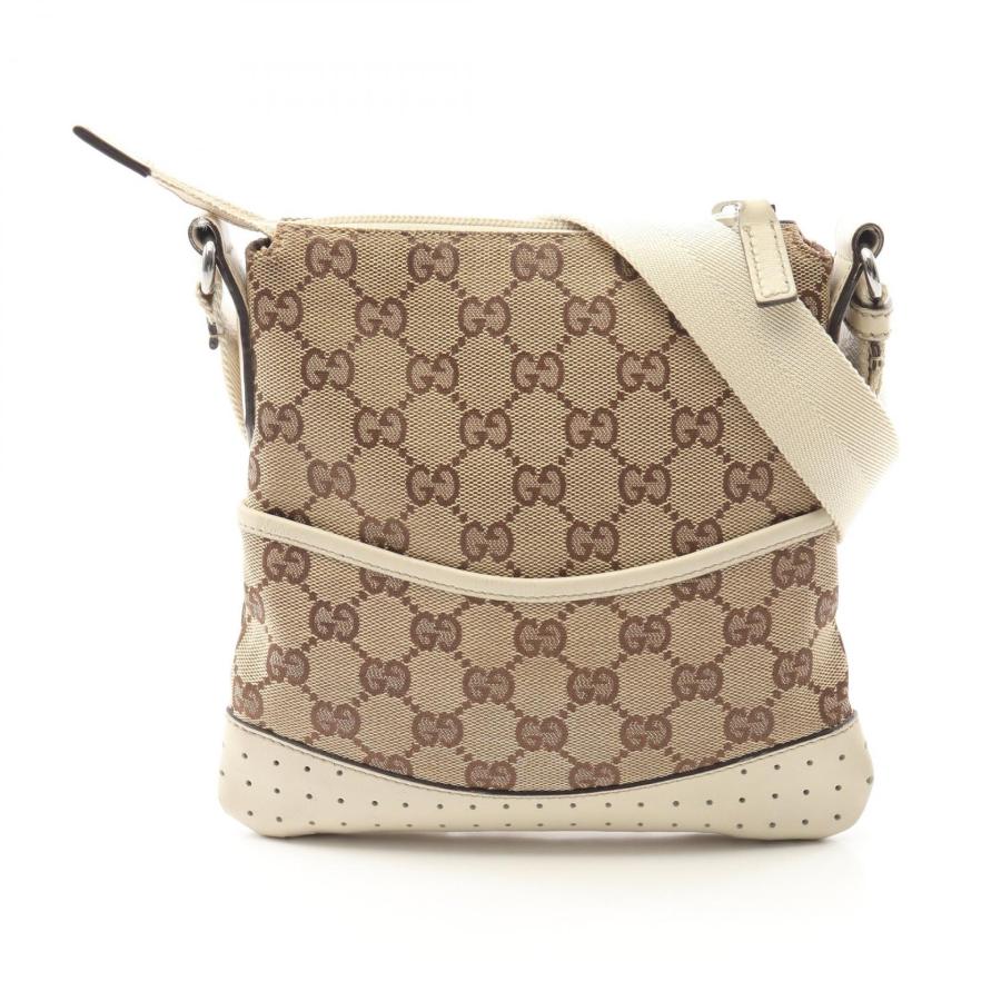 GUCCI GGパターン バッグ ベージュ GUCCI（グッチ） GUCCI GGキャンバス ショルダーバッグ バッグ